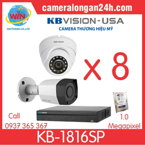 Lắp Bộ Camera Trọn Gói KB-1816SP
