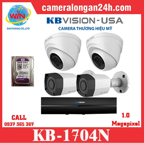 Lắp Camera Trọn Gói KB-1704N