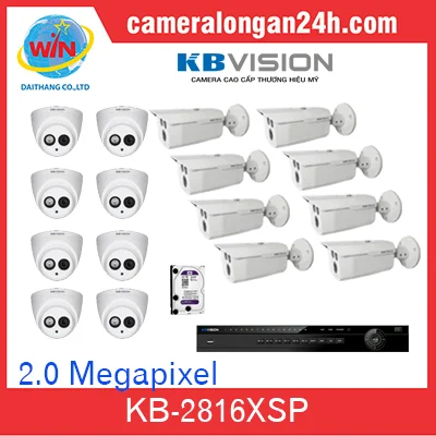 Lắp Bộ Camera Trọn Gói KB-2816XSP
