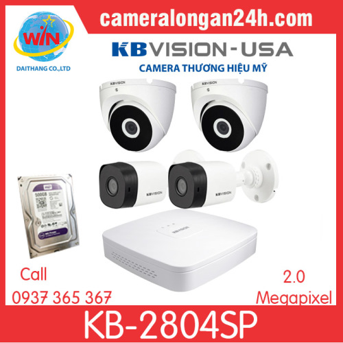 Lắp Camera Trọn Gói KB-2804SP